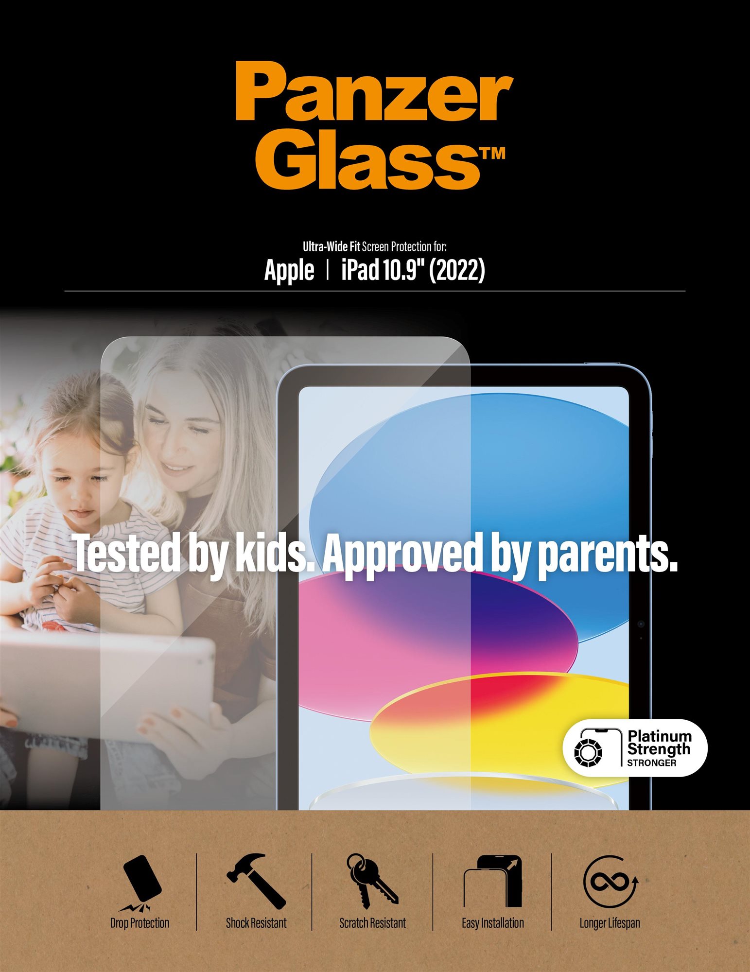 Üvegfólia PanzerGlass Apple iPad 10,9" 2022 üvegfólia