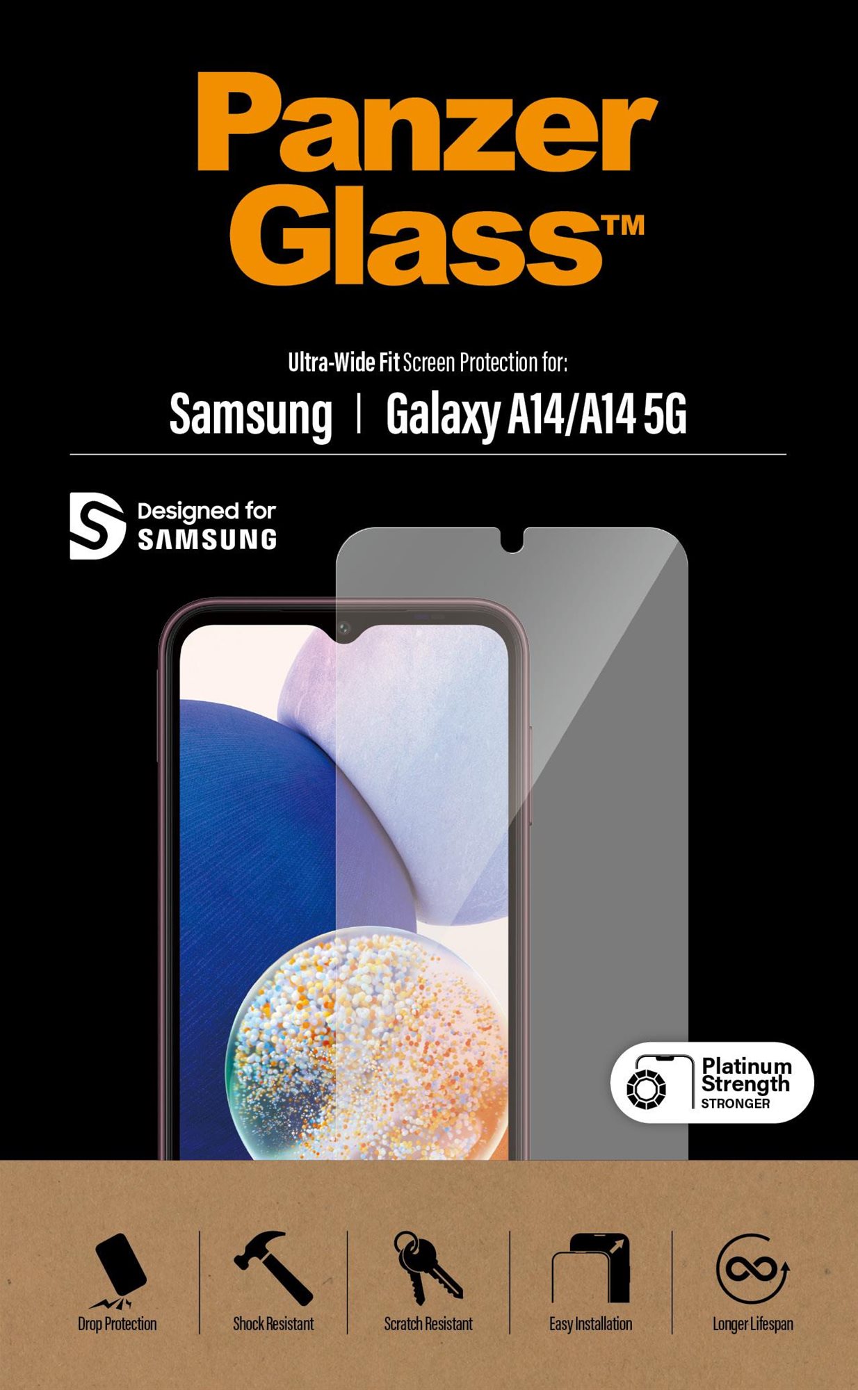 PanzerGlass Samsung Galaxy A14/ A14 5G üvegfólia