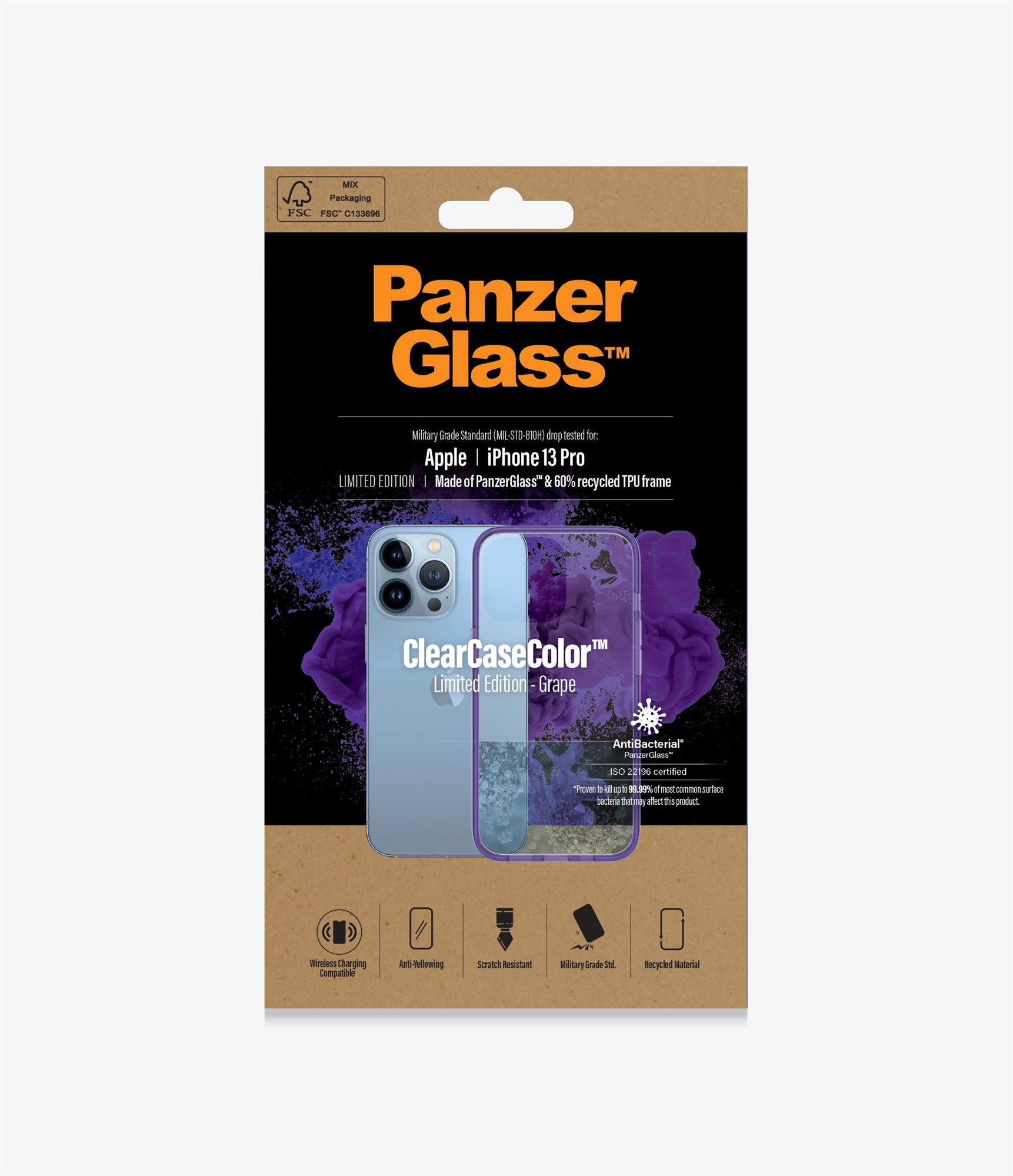 PanzerGlass ClearCaseColor Apple iPhone 13 Pro (lila - Grape)