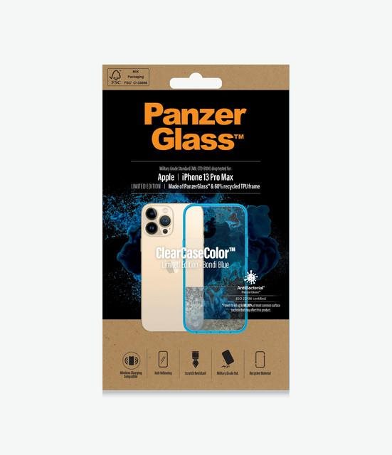 PanzerGlass ClearCaseColor Apple iPhone 13 Pro Max (kék - Bondi Blue)