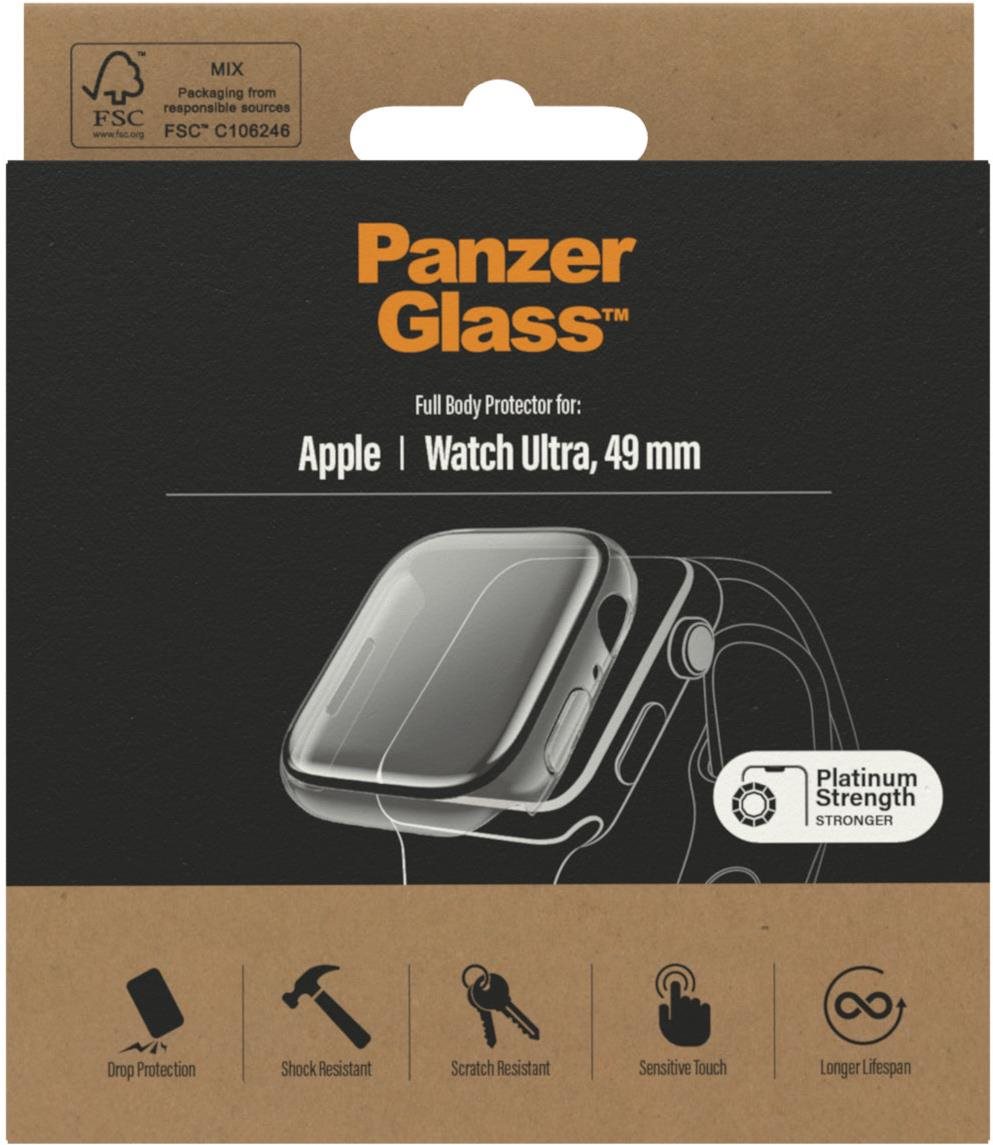 Okosóra tok PanzerGlass Full Protection Apple Watch Ultra 49mm (átlátszó keret)