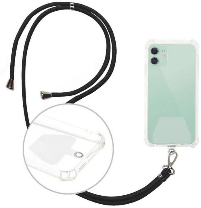 CPA Univerzális nyakpánt telefonokhoz hátsó borítással fekete színű