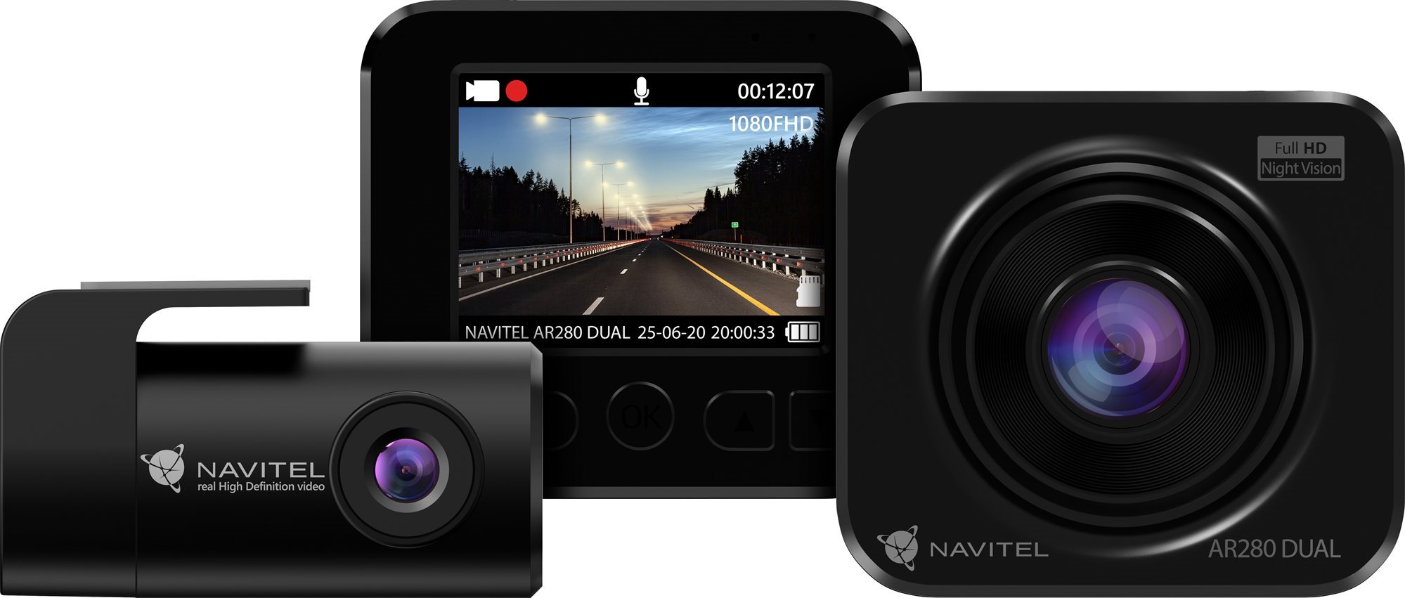 Autós kamera NAVITEL AR280 Dual
