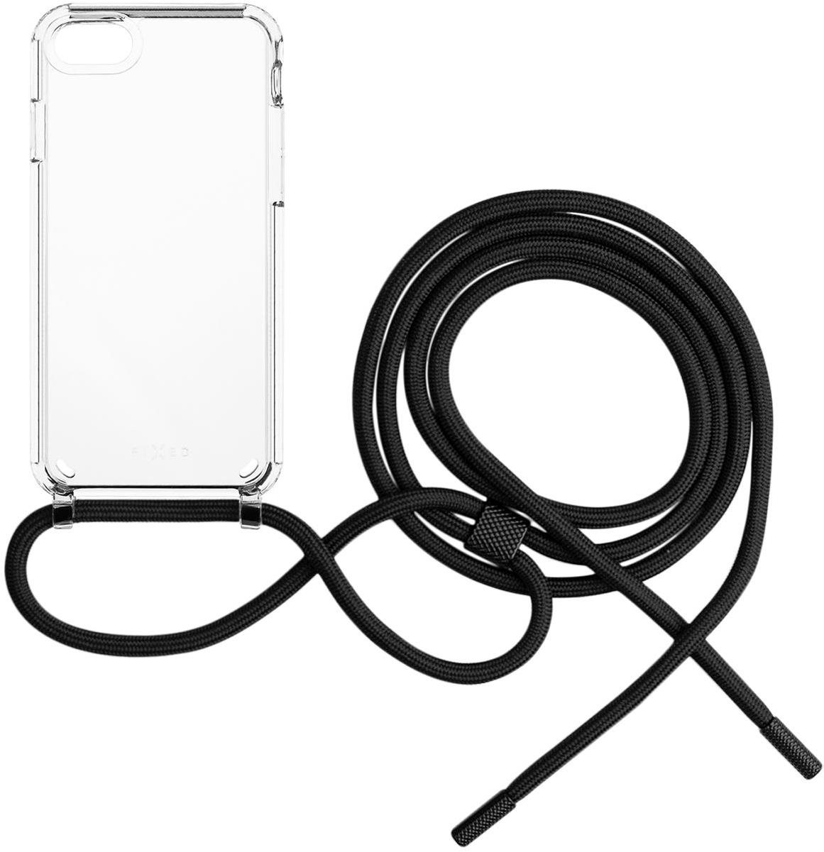 FIXED Pure Neck AntiUV Apple iPhone 7/8/SE (2020/2022) tok fekete nyakzsinórral