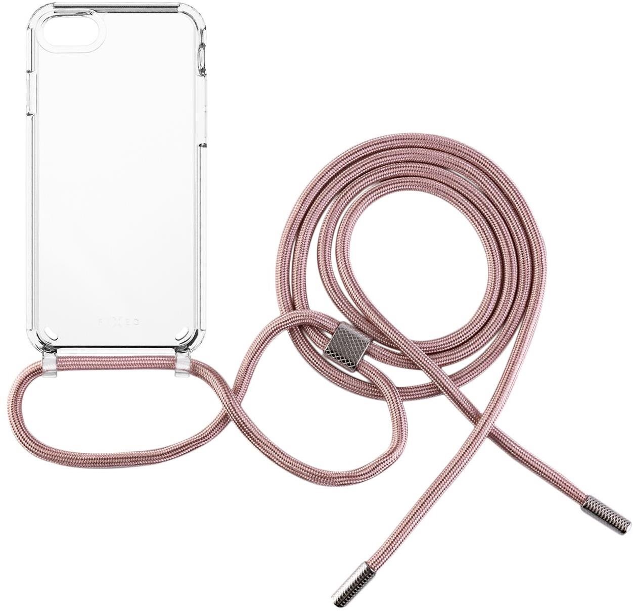 FIXED Pure Neck AntiUV rózsaszín nyakpánttal Apple iPhone 7/8/SE (2020/2022) készülékhez