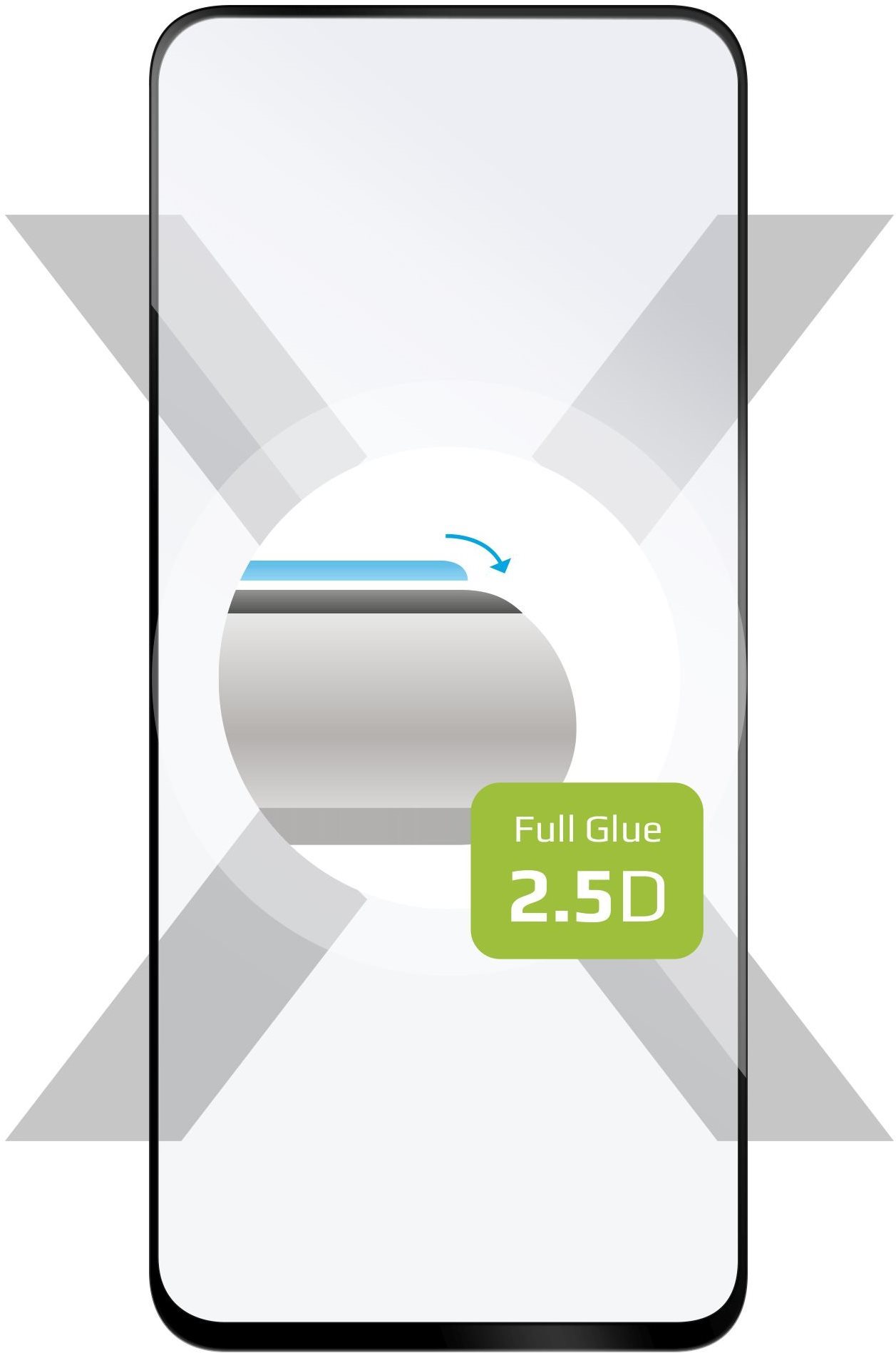FIXED FullGlue-Cover Samsung Galaxy A71 üvegfólia - fekete