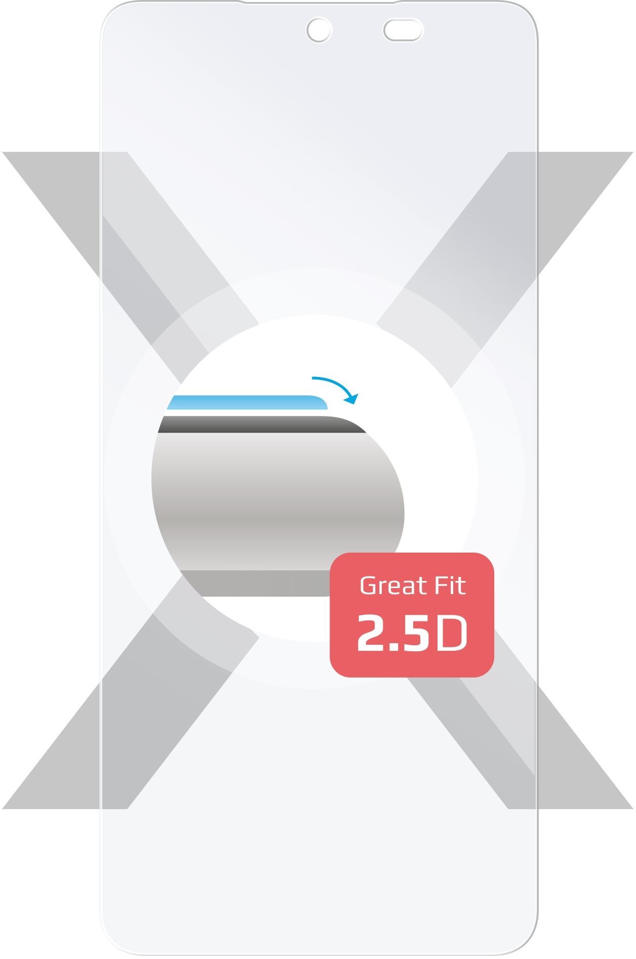 FIXED Samsung Galaxy Xcover 5 üvegfólia - átlátszó