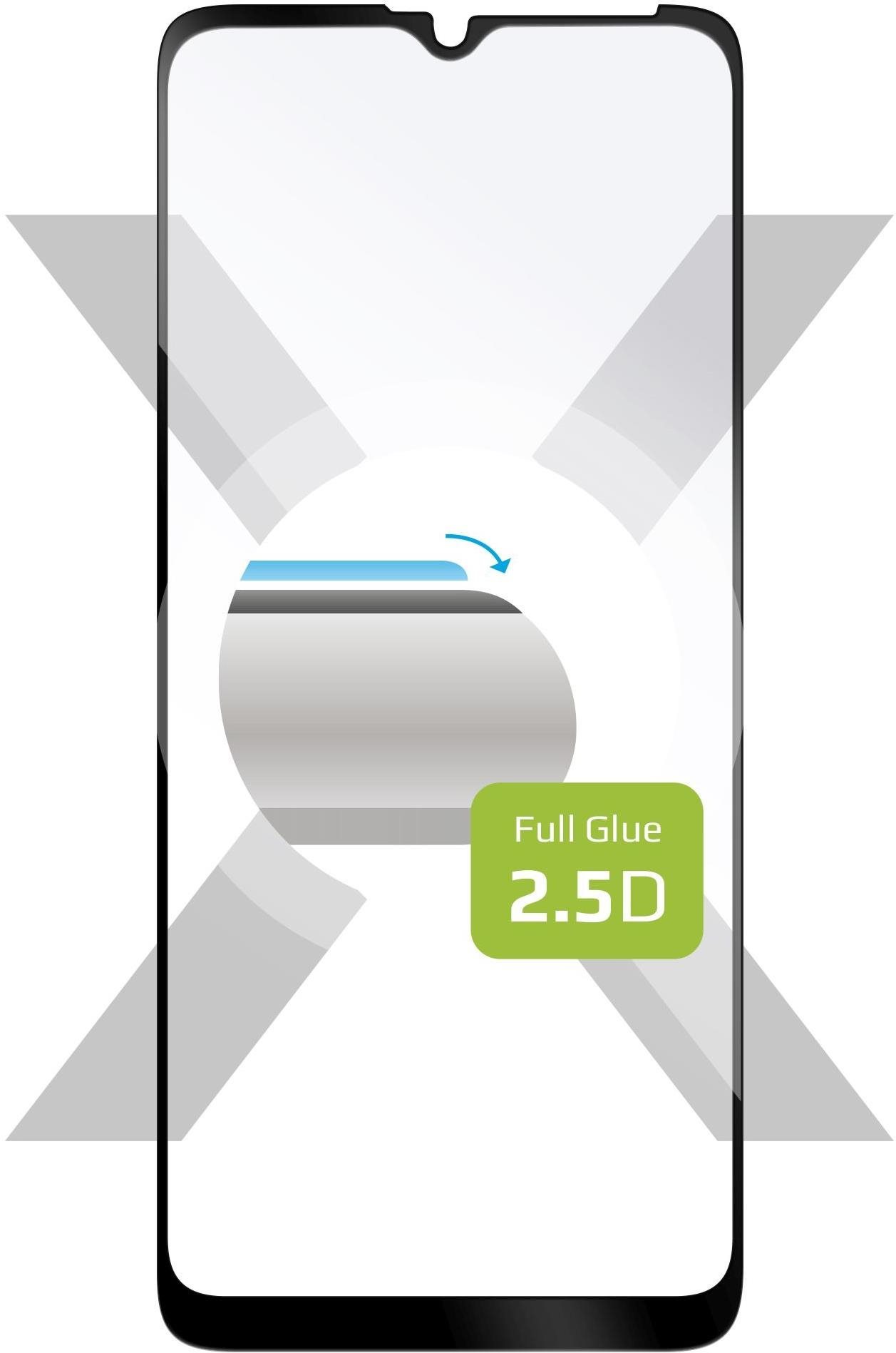 FIXED FullGlue-Cover Motorola Moto E7 Power/ E7i Power üvegfólia - fekete