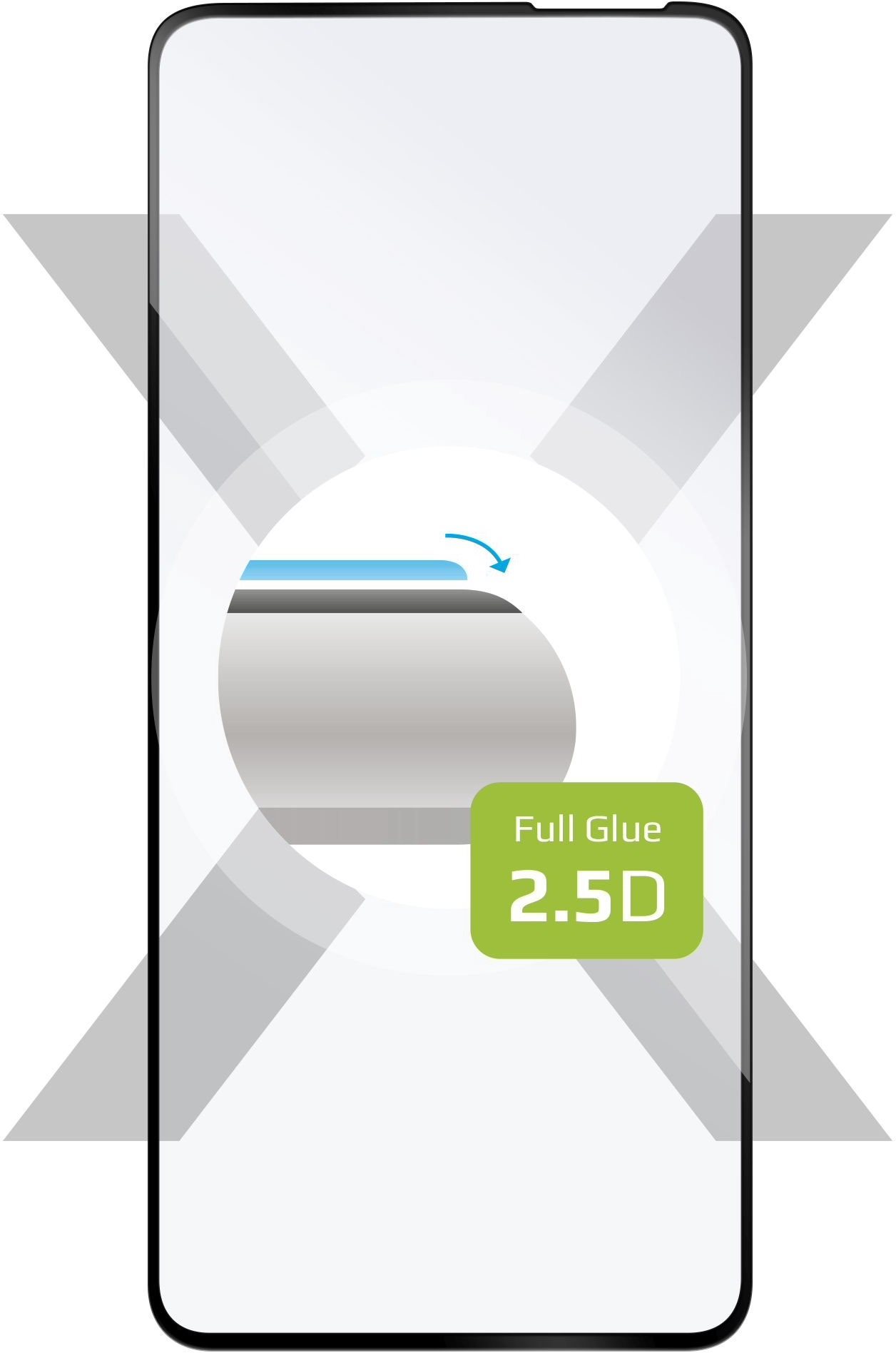 FIXED FullGlue-Cover Realme GT Neo 2 5G üvegfólia - fekete