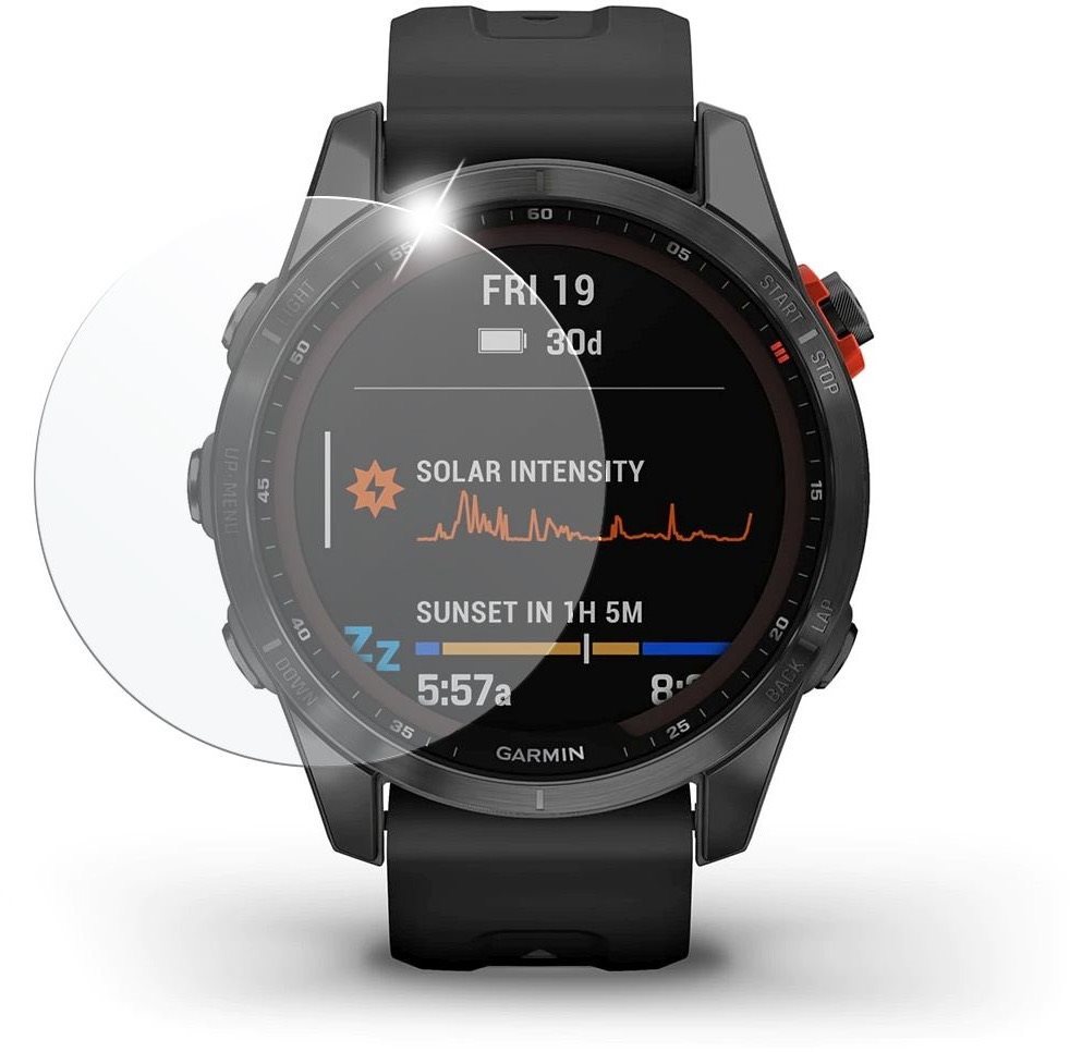 FIXED Garmin Fénix 7S Standard Edition üvegfólia - 2db, átlátszó