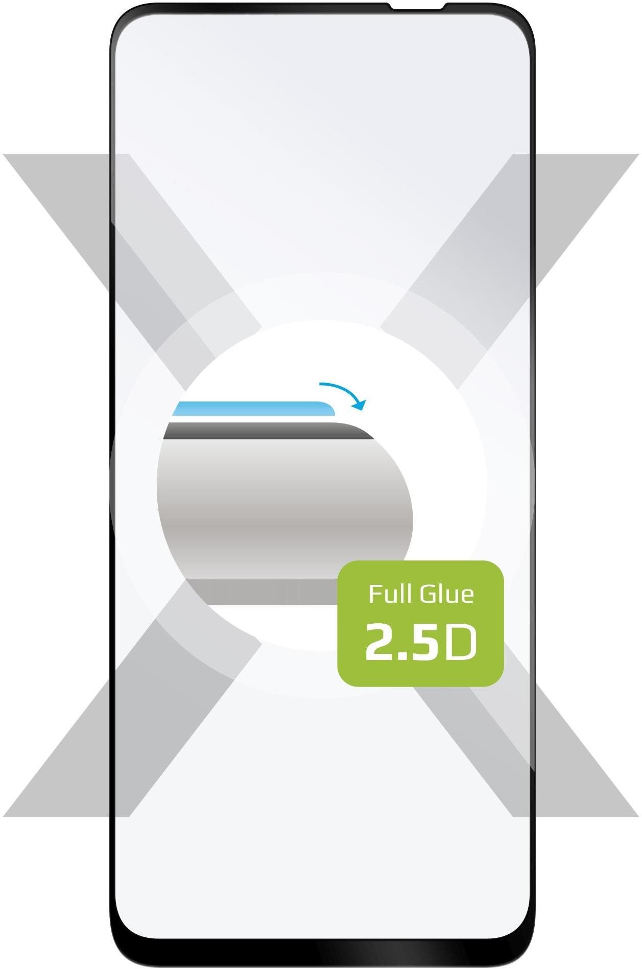 FIXED FullGlue-Cover Motorola Moto G22 üvegfólia - fekete