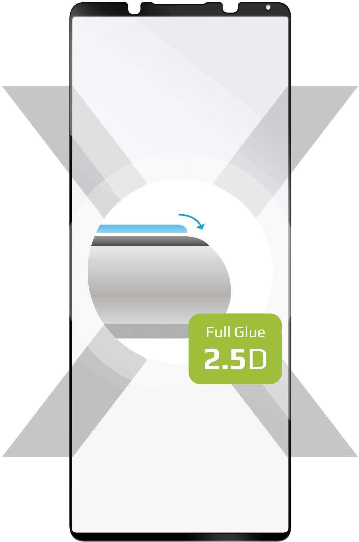 FIXED FullGlue-Cover Xiaomi Redmi A1/A1S/A1+/A2/A2+ üvegfólia - fekete