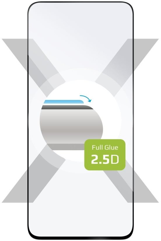 FIXED FullGlue-Cover Xiaomi Redmi Note 12 5G üvegfólia - fekete