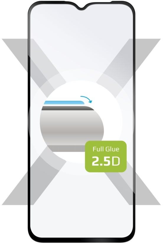 FIXED FullGlue-Cover Nokia G22 fekete üvegfólia