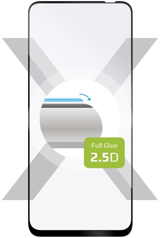 FIXED FullGlue-Cover a Xiaomi Redmi Note 12S készülékhez, teljes képernyőre ragasztható. fekete