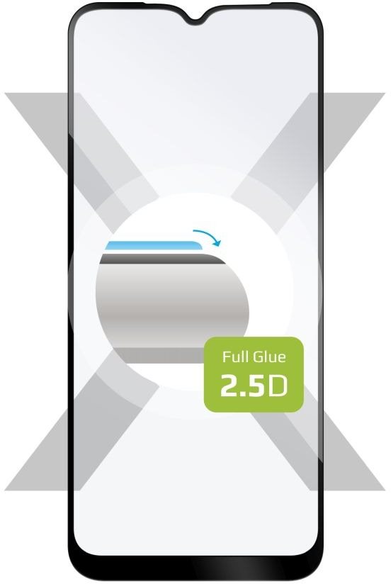 FIXED FullGlue-Cover Xiaomi Poco C51 üvegfólia, fekete