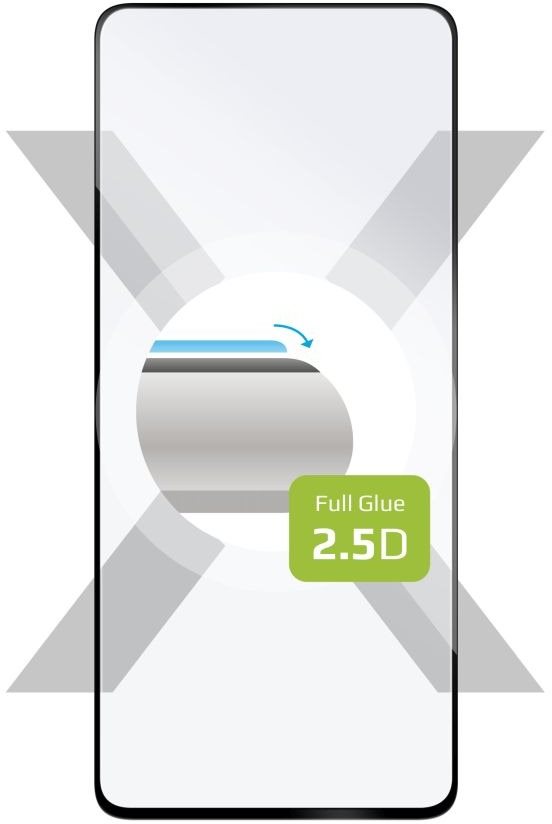 FIXED FullGlue-Cover Oppo F23 5G üvegfólia - fekete