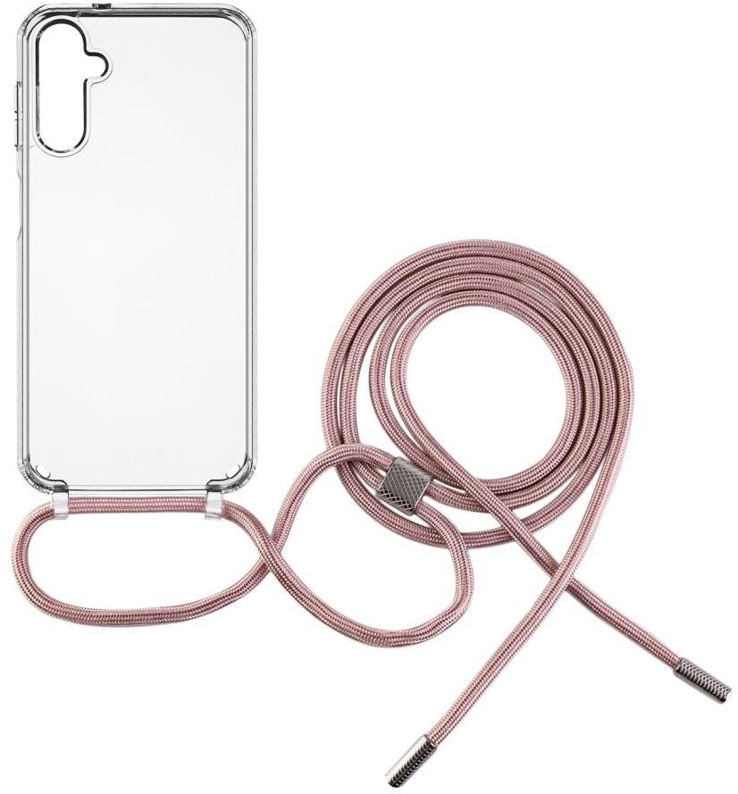 FIXED Pure Neck Samsung Galaxy A14/A14 5G tok rózsaszín nyakzsinórral