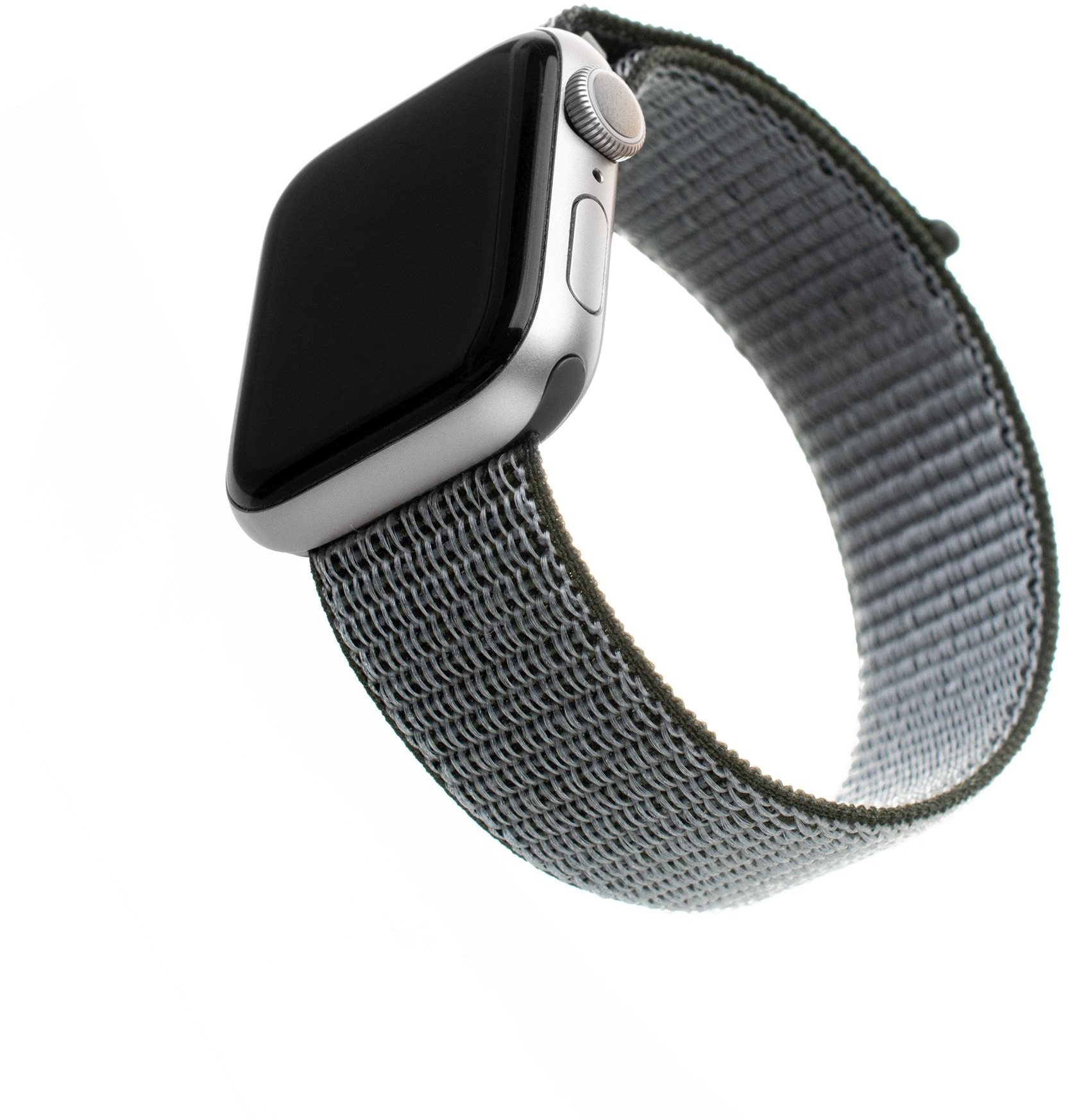 FIXED Nylon Strap Apple Watch 42/44/45/Ultra 49mm - olivazöld