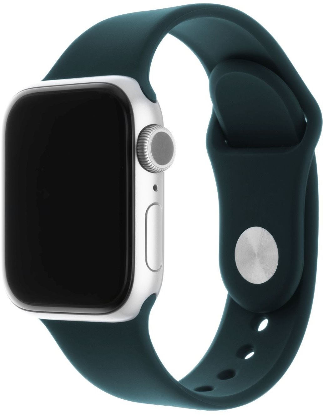 FIXED Silicone Strap SET Apple Watch 42/44/45/Ultra 49mm - sötétzöld