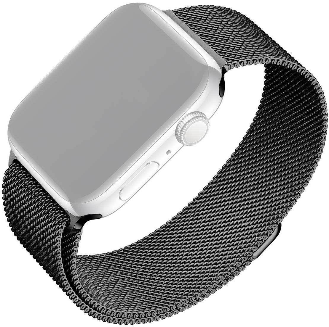 FIXED Mesh Strap Apple Watch 42/44/45/Ultra 49mm - fekete