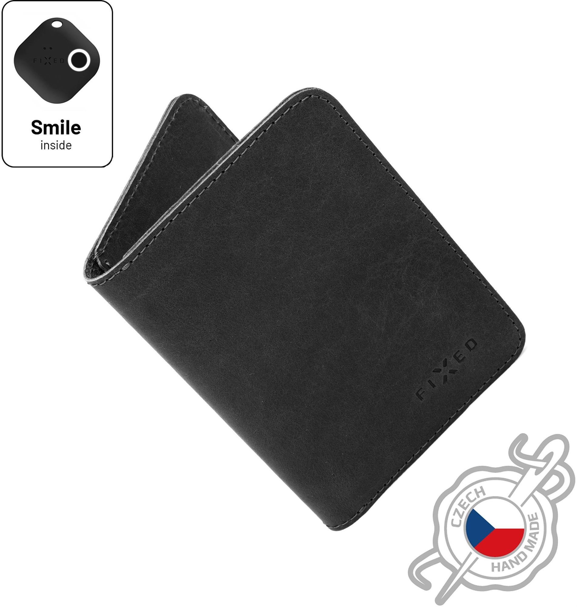 FIXED Smile Wallet XL FIXED Smile PRO smart trackerrel, fekete