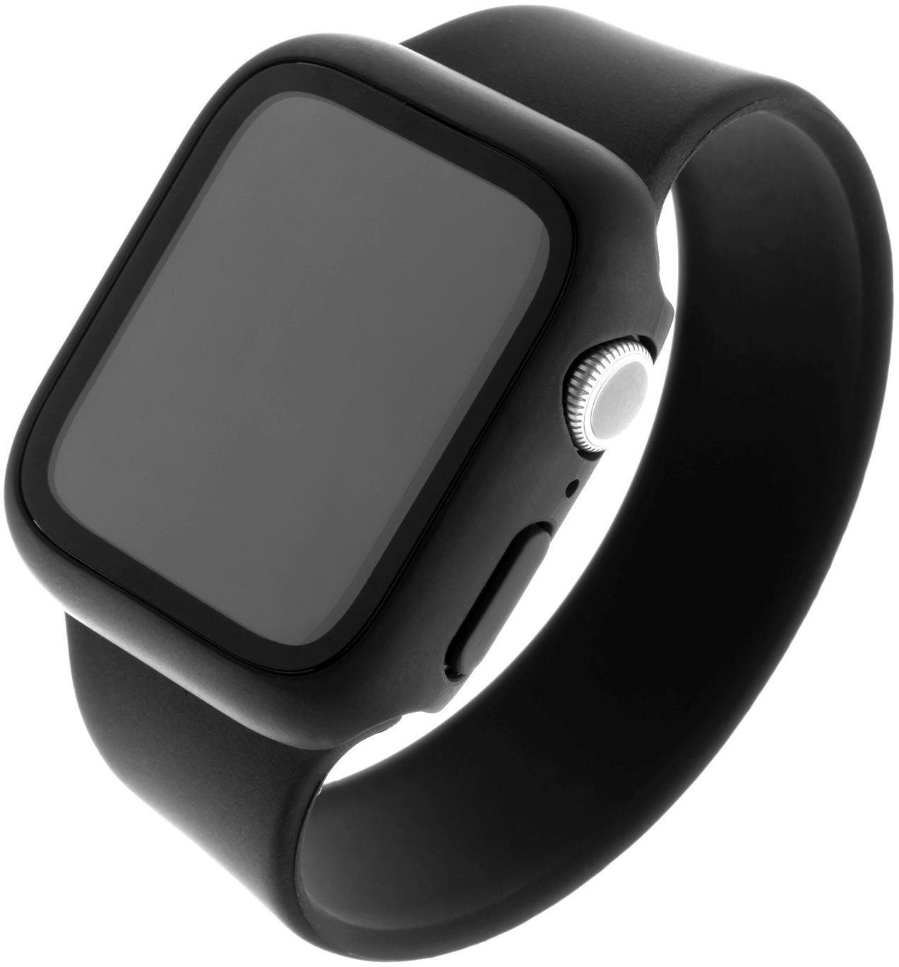 FIXED Pure+ edzett üveggel a 44 mm-es Apple Watch okosórához - fekete