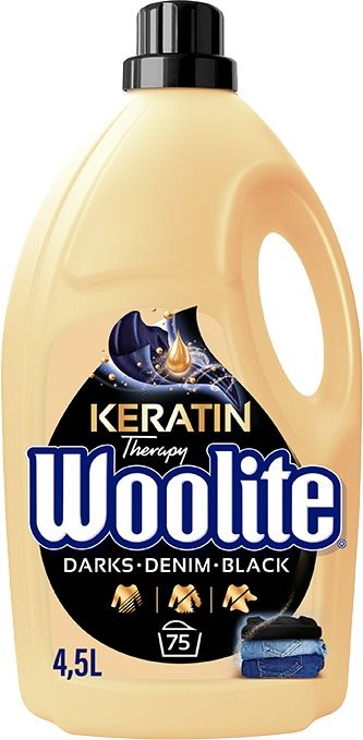 WOOLITE Dark With Keratin 4,5 l (75 adag)