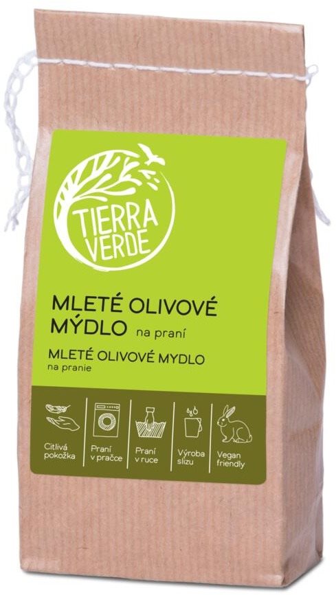 Mosószappan TIERRA VERDE őrölt olíva szappan 200 g (10 mosás)