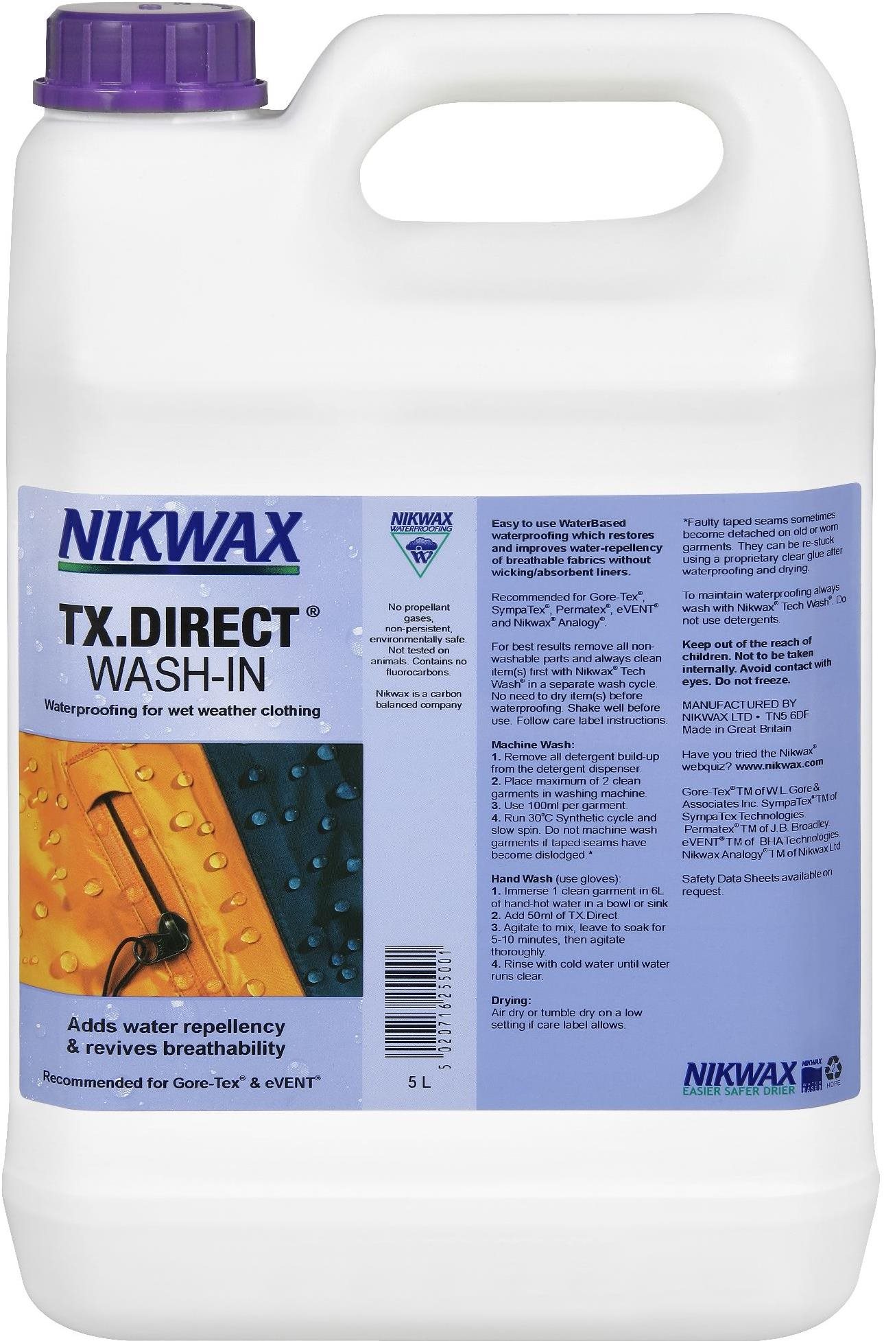 NIKWAX TX.Direct Wash-in 5 l (50 mosás)