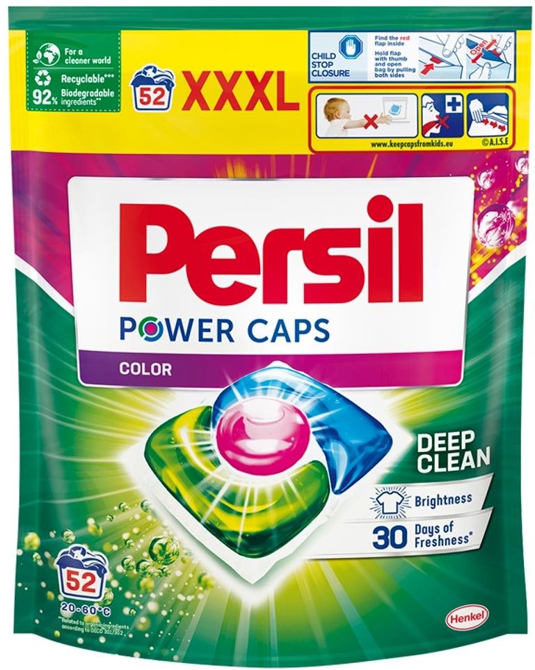 Mosókapszula PERSIL Power-Caps Deep Clean Color Doypack 52 db