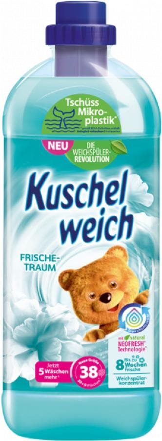Öblítő KUSCHElWIECH Frischetraum 1 l (38 mosás)