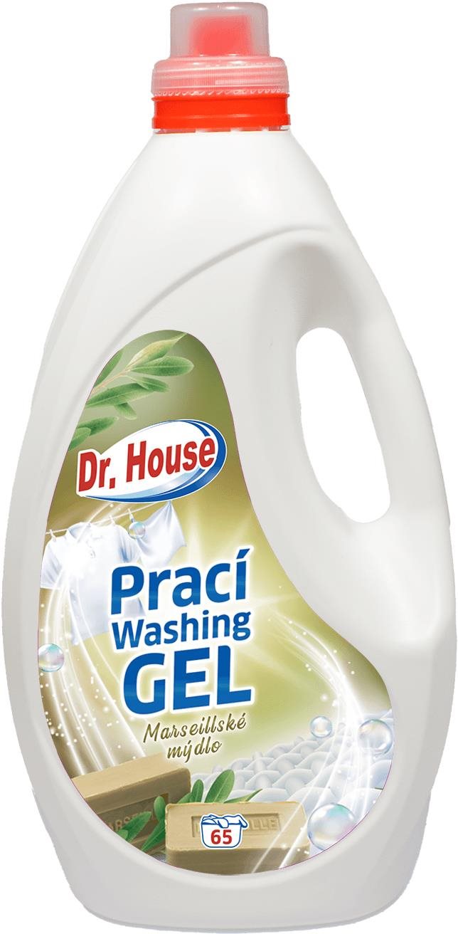 Prací gel DR. HOUSE prací gel Maresillské mýdlo 4,3 l (65 praní)