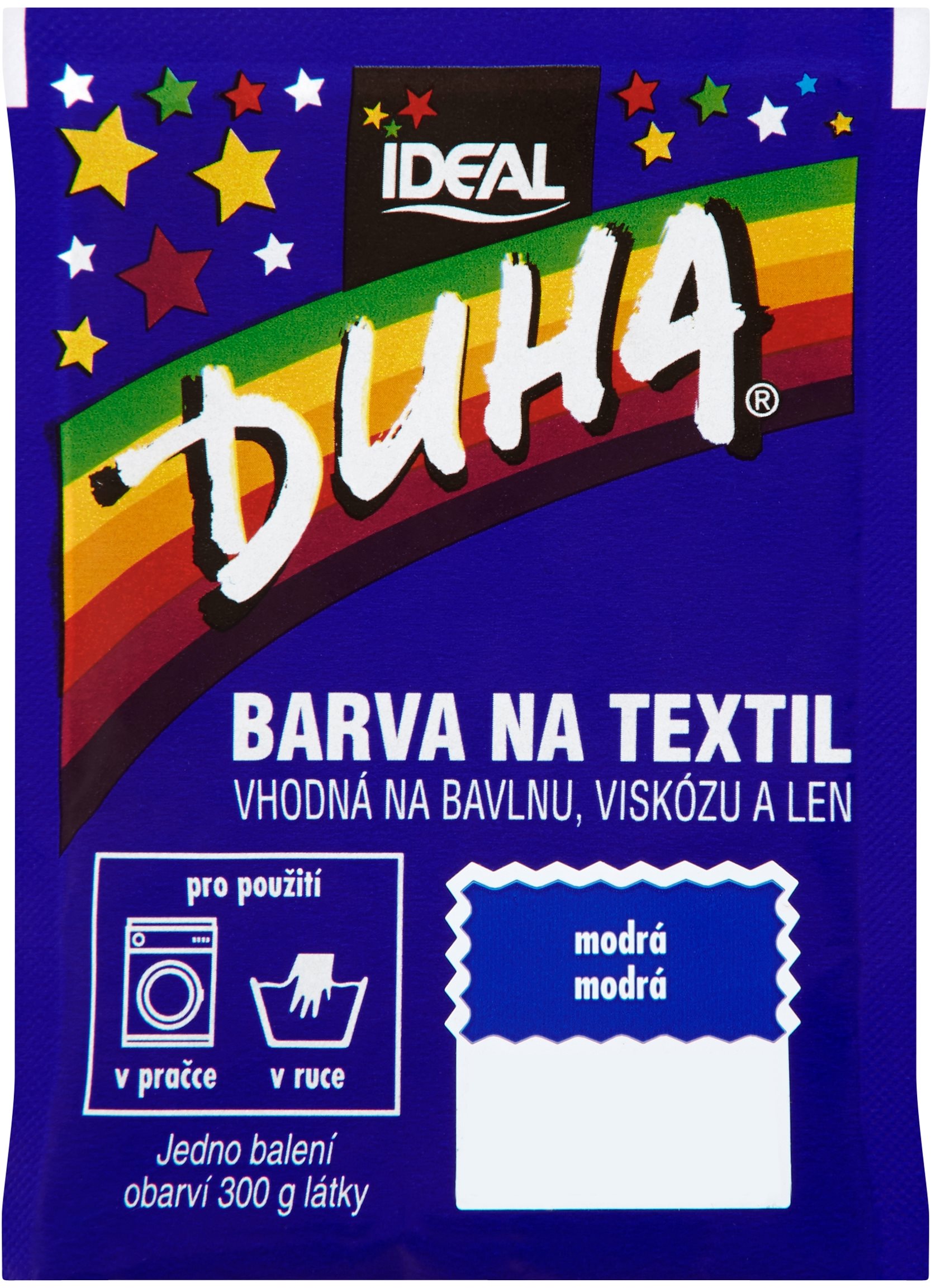 DUHA Textilfesték - kék 15 g