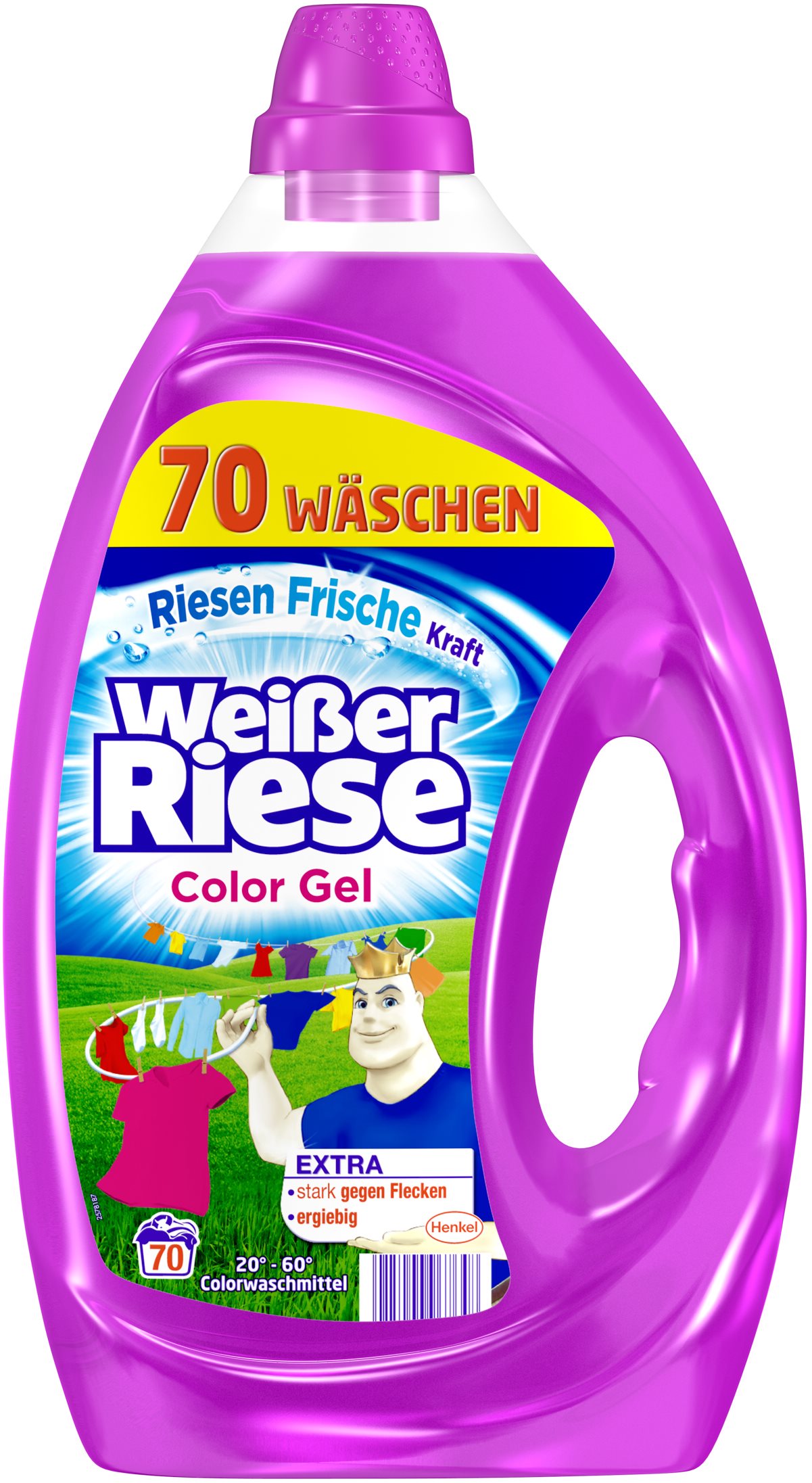 WEISSER RIESE Color folyékony mosószer, 3,5 l (70 mosás)