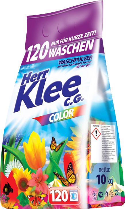 HERR KLEE Color 10 kg (120 mosás)