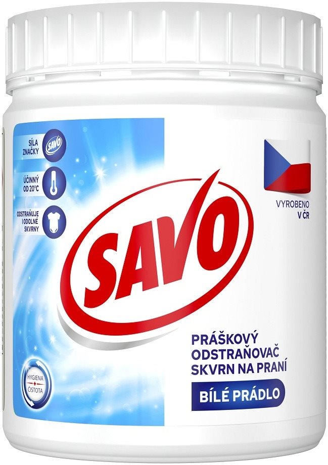 SAVO folteltávolító por fehérneműre 450 g (20 mosás)