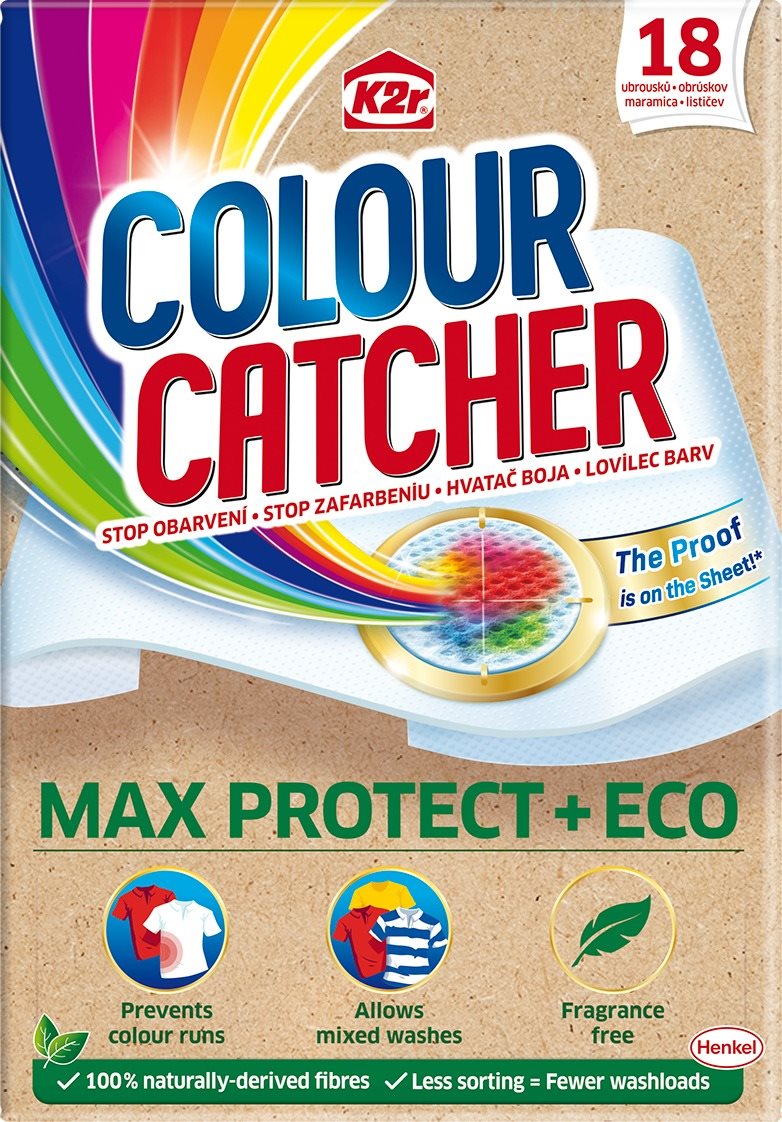 Színfogó kendő K2R Color Catcher Eco foltkendő 18 db