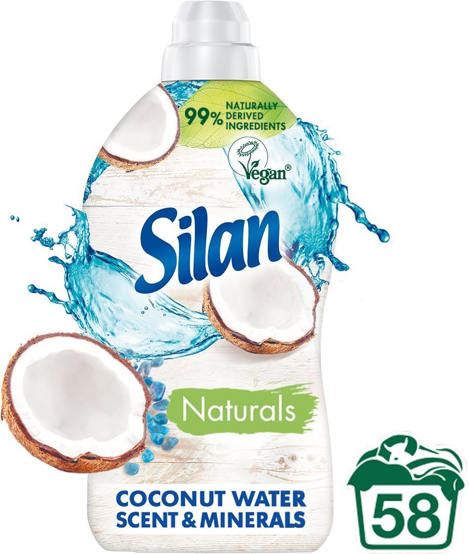 SILAN Naturals Coconut Water Scent & Minerals 1,45l (58 lemosás)