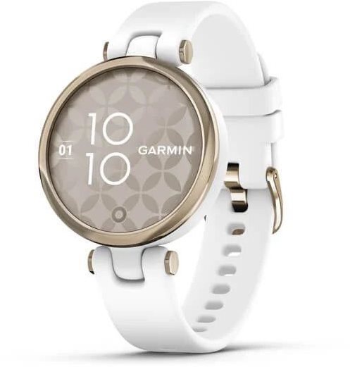 Garmin Lily Sport Cream Gold/White Silicone Band