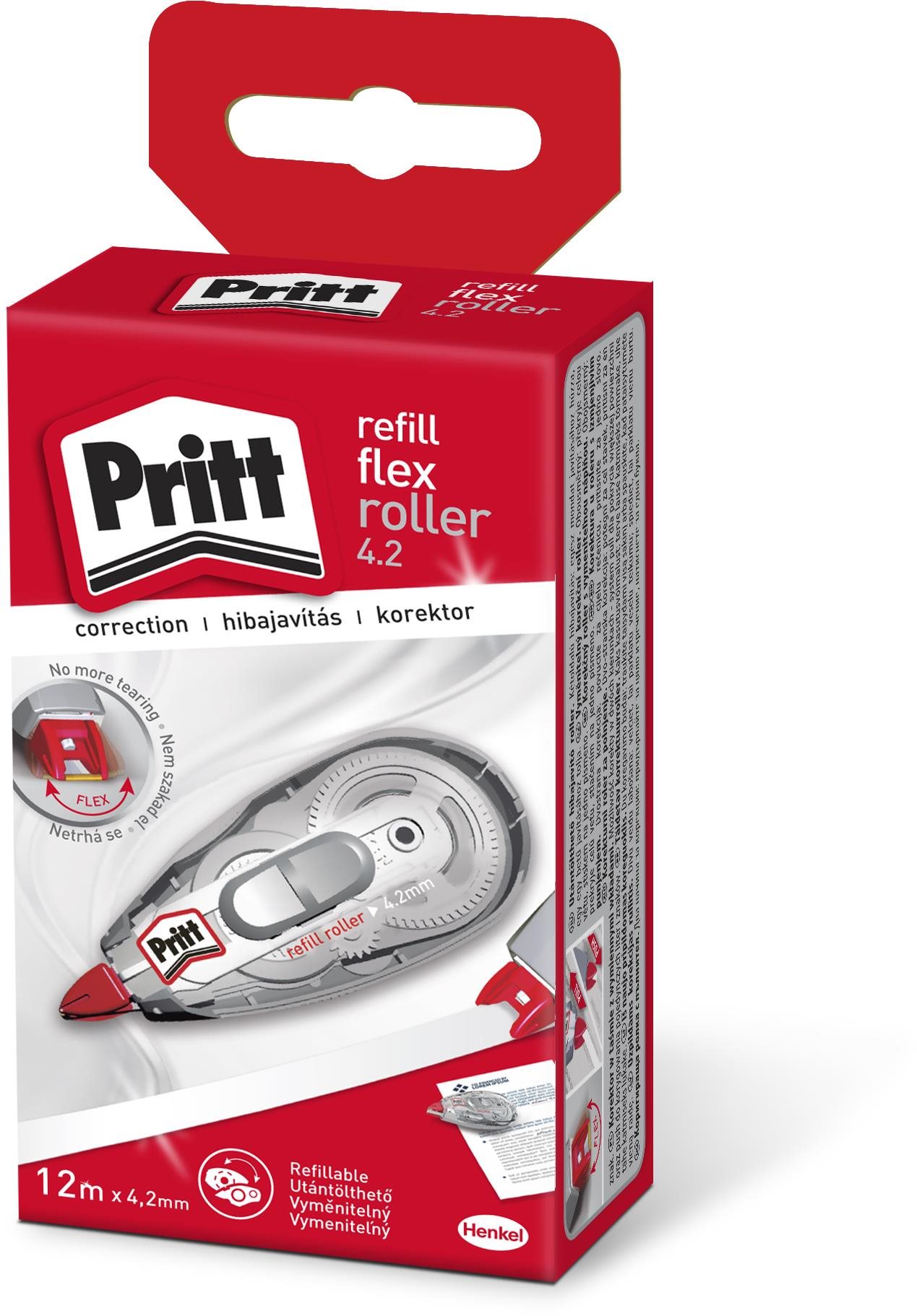 PRITT Hibajavító Flex roller cserélhető betéttel 12 m, 4,2 mm