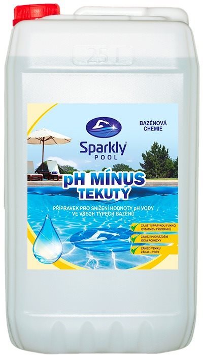 Sparkly POOL pH mínusz folyadék 25 l