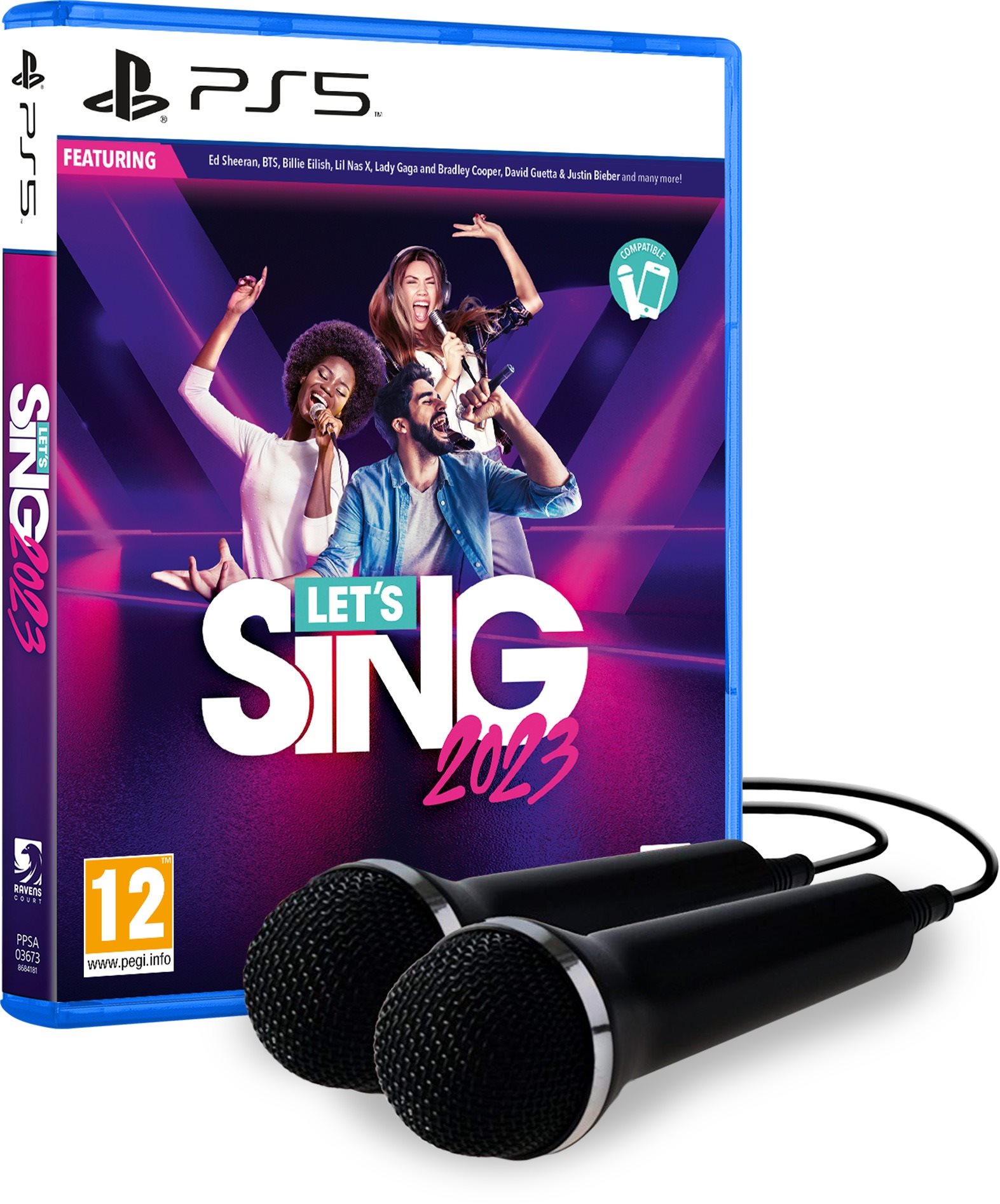 Lets Sing 2023 + 2 microphone - PS5