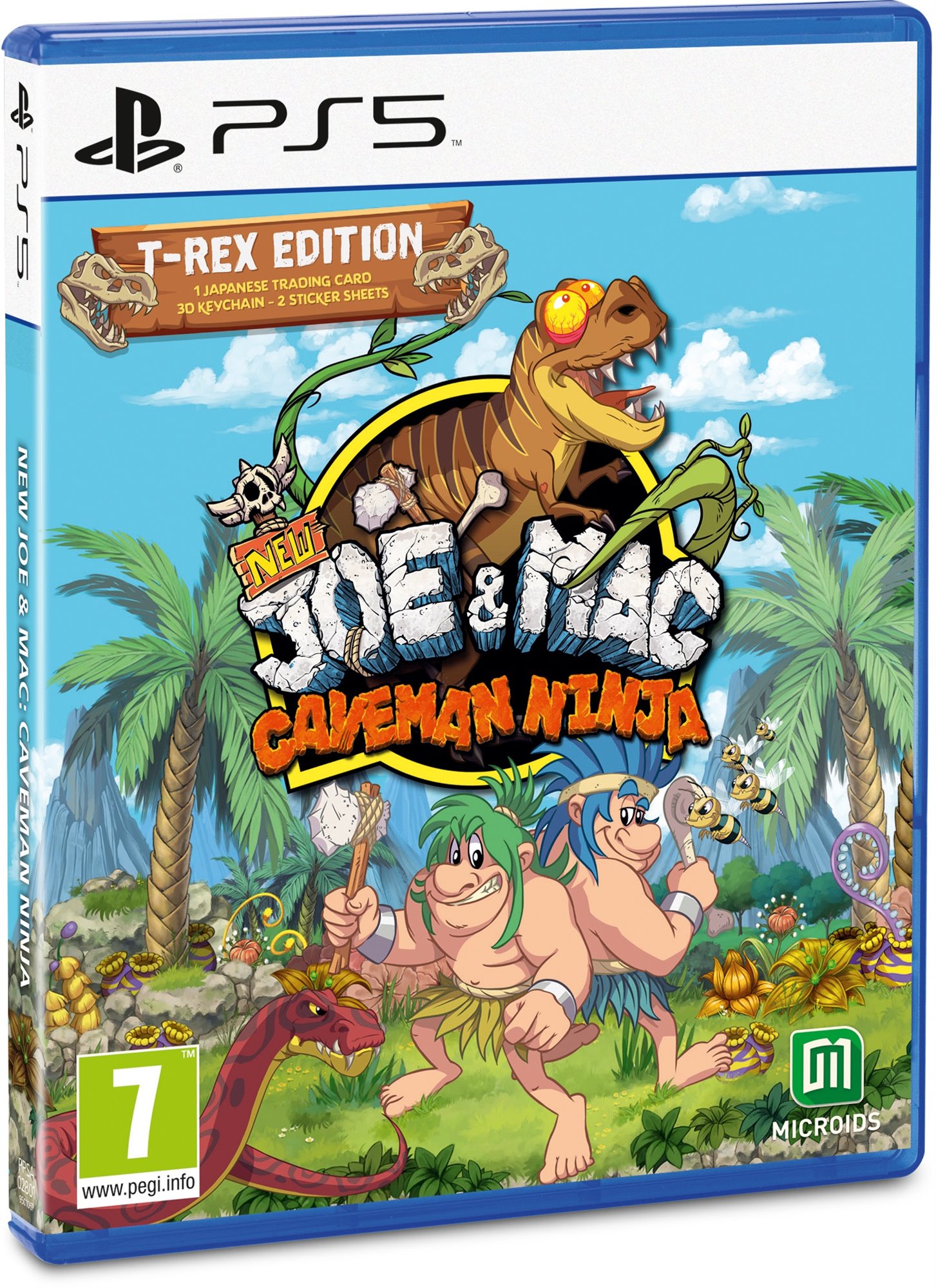 New Joe & Mac Caveman Ninja T-Rex Edition - PS5