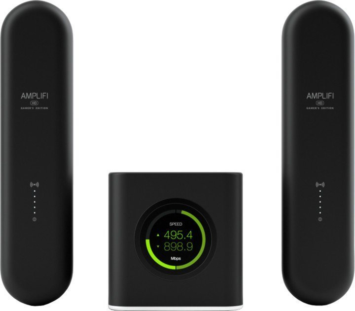 Ubiquiti AmpliFi HD Home Wi-Fi Router + 2x Mesh Point, Gamer kiadás