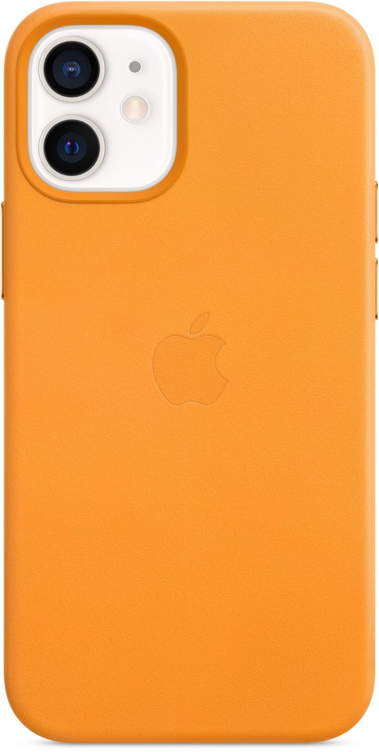 Apple iPhone 12 Mini kaliforniai pipacs bőr MagSafe tok