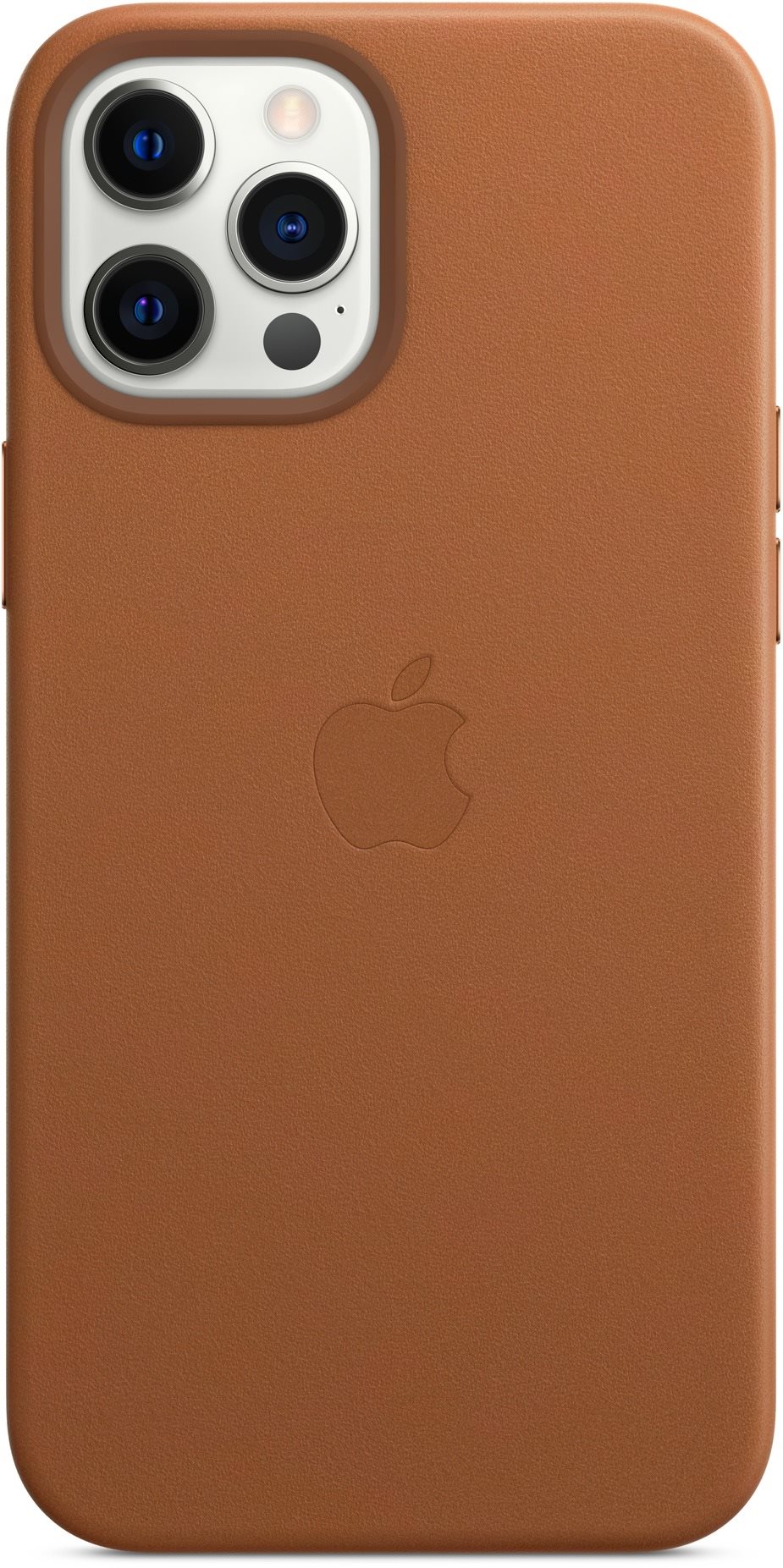 Apple iPhone 12 Pro Max vörösesbarna bőr MagSafe tok