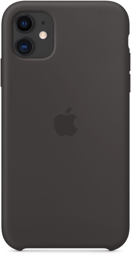 Apple iPhone 11 fekete szilikon tok