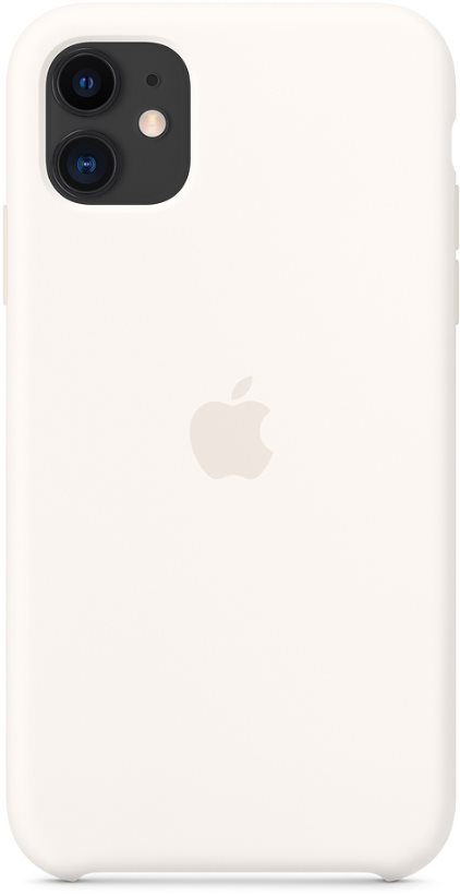 Apple iPhone 11 fehér szilikon tok