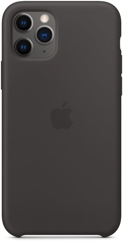 Apple iPhone 11 Pro fekete szilikon tok